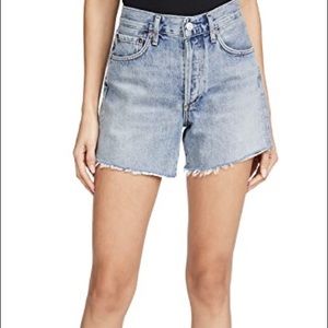 Agolde Reese relaxed cutoff shorts, size 26